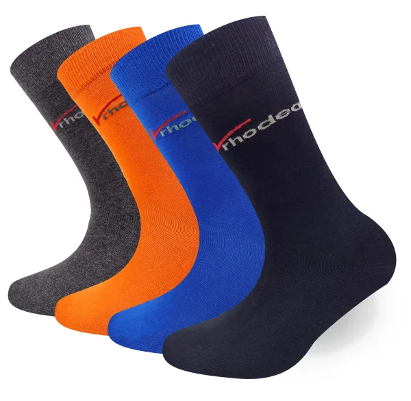 Rhodea Basic Bio-Baumwolle | 2 oder 6 Paar | verschiedene Farben