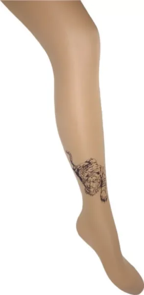 Dailee Tattoo Tattoo-Strumpfhose Tiger Design