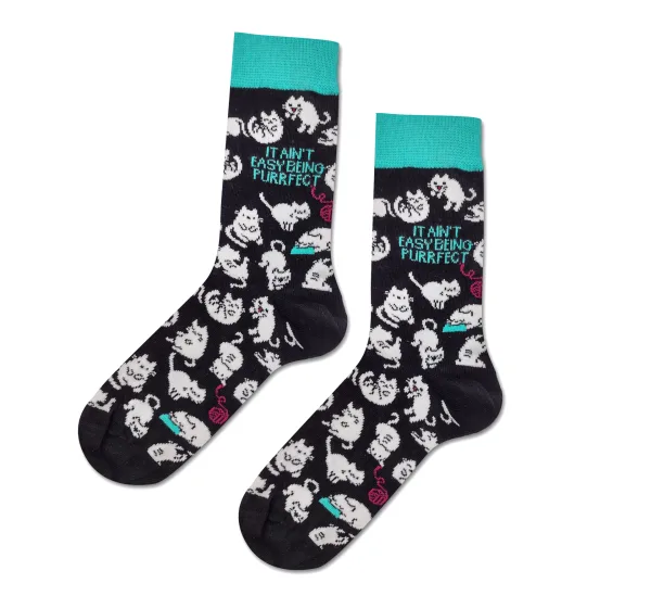 Love Sock Company It Ain't Easy Being Purrfect 1 Paar